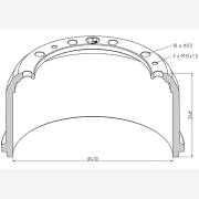ΤΑΜΠΟΥΡΟ ΜΒ 410X180/248mm