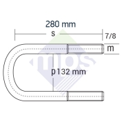 ΒΑΣΗ ΣΟΥΣΤΑΣ U 7/8X132X280