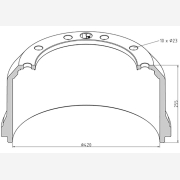 ΤΑΜΠΟΥΡΟ SAF 420x200/256mm 10Χ23